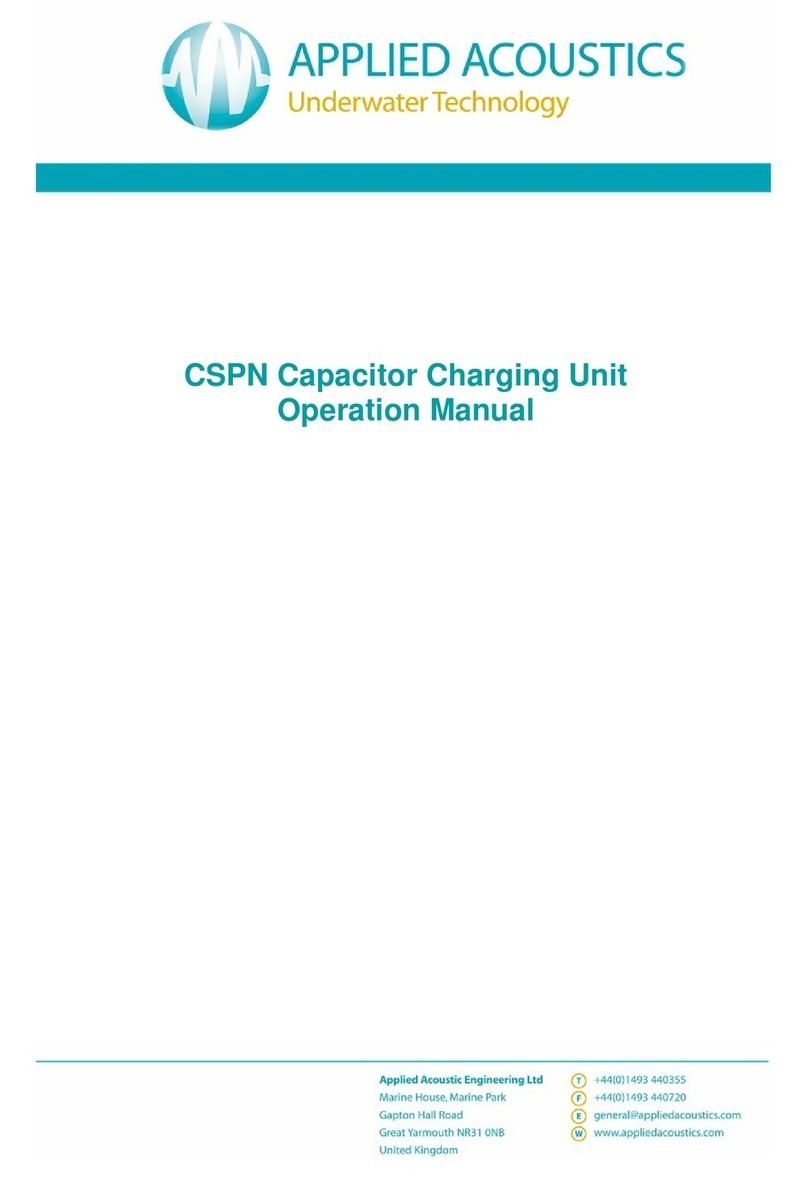 APPLIED ACOUSTICS CSP-N Series User manual