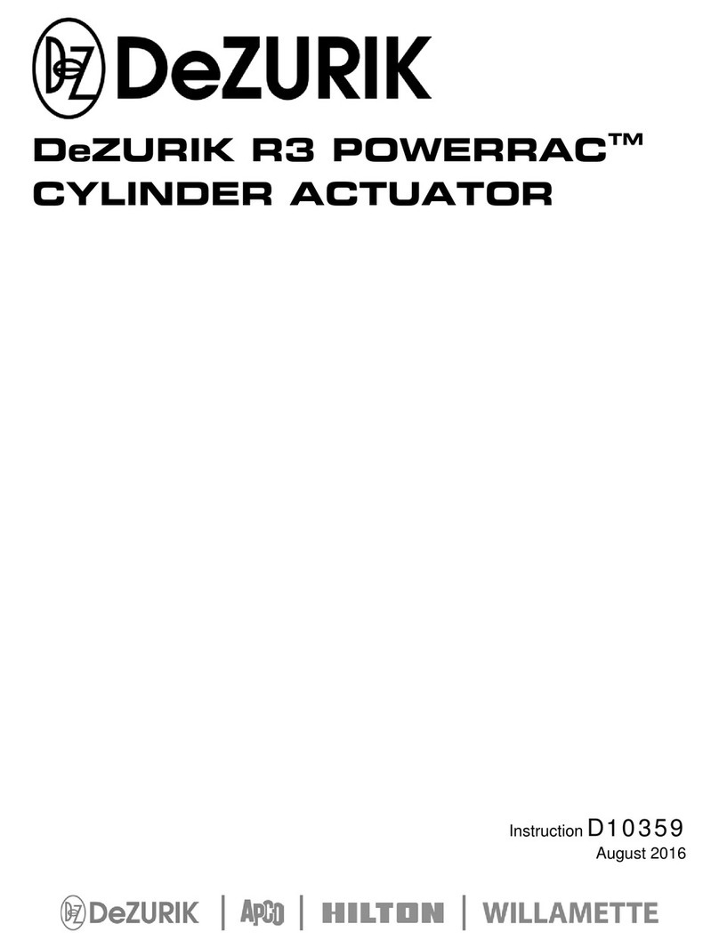 DeZurik POWERRAC R3 Installation and operation manual DeZurik POWERRAC R3 Installation and operation manual