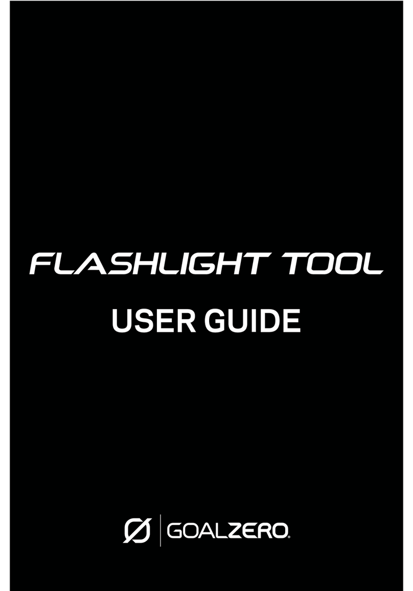 GOAL ZERO Flashlight Tool User manual GOAL ZERO Flashlight Tool User manual