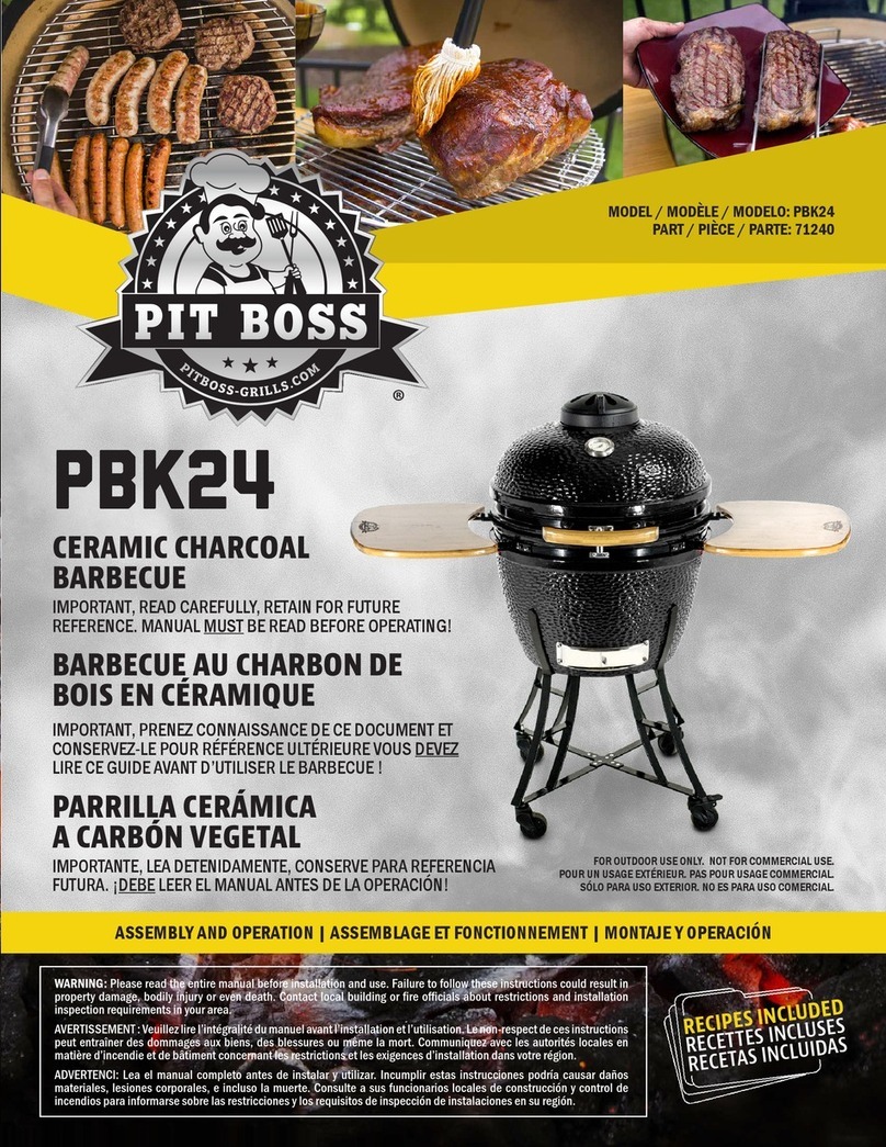 Pit Boss PBK24 Installation instructions