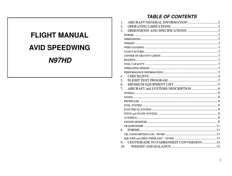 Avid Technology SPEEDWING MKIV Flight manual