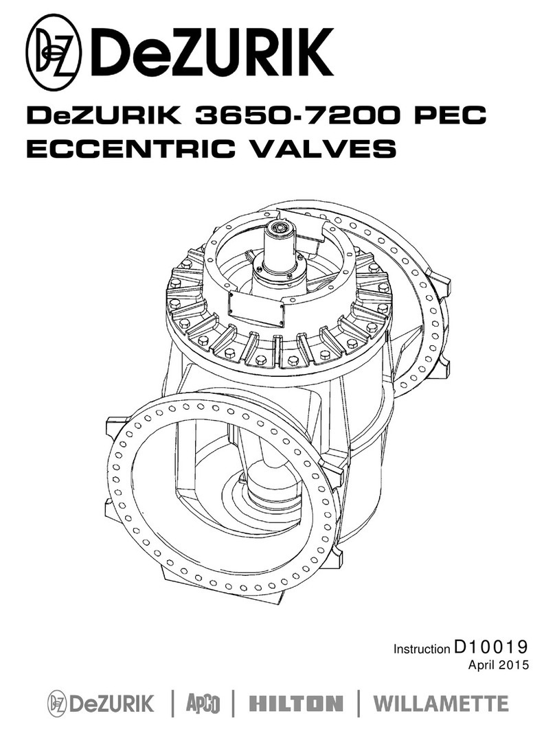 DeZurik PEC 3650 User manual