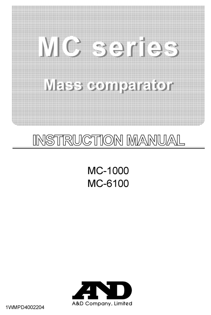A&D MC Series User manual