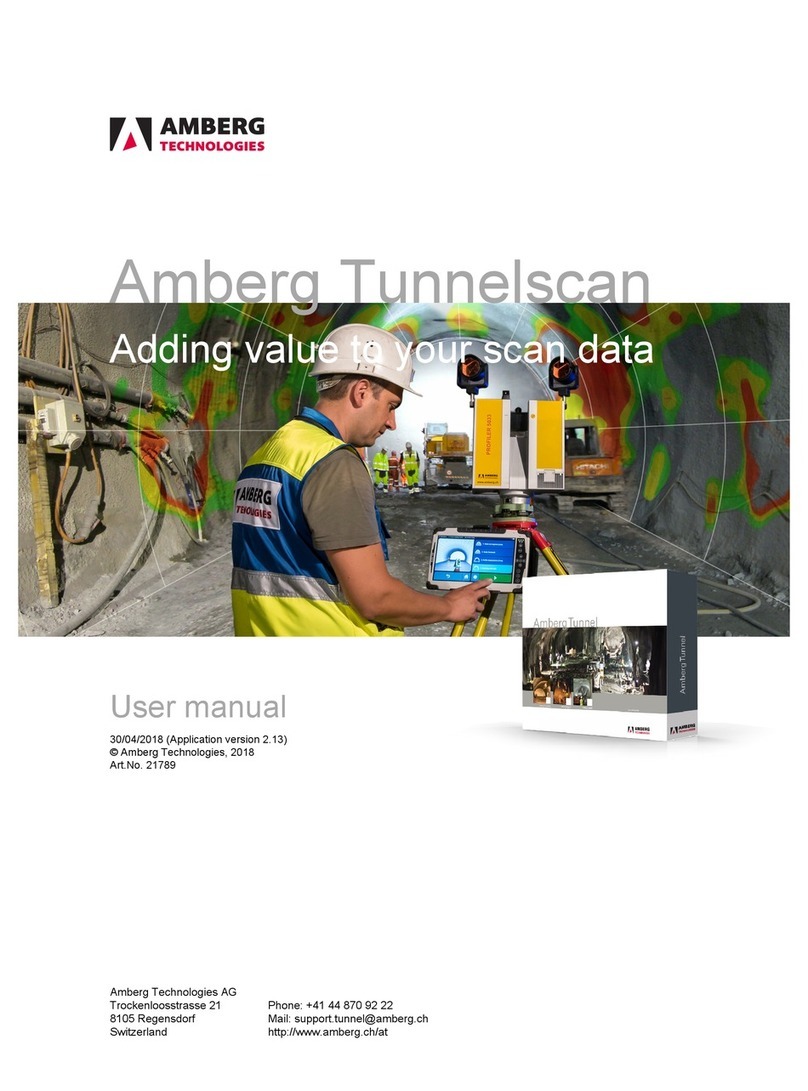 Amberg Technologies AG Tunnel 2.0 - Tunnelscan user manual