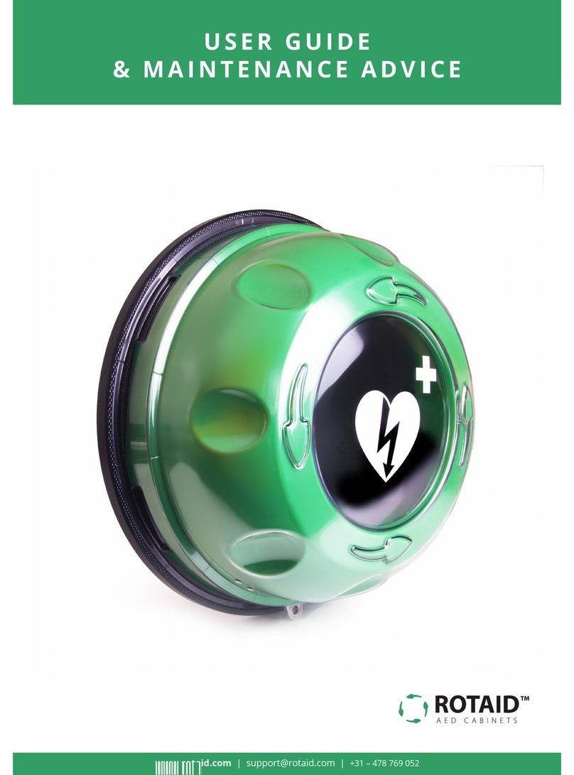 Rotaid AED CABINET user guide