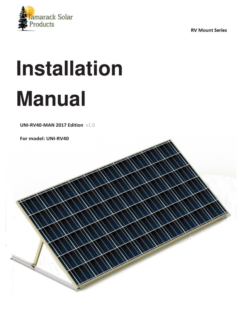 Tamarack Technologies UNI-RV40 installation manual