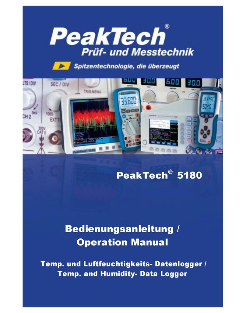 PeakTech 5180 Operation manual