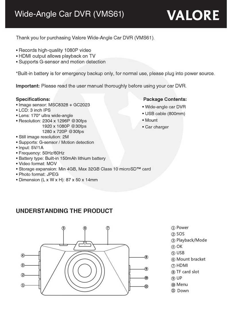 Valore VMS61 quick start guide