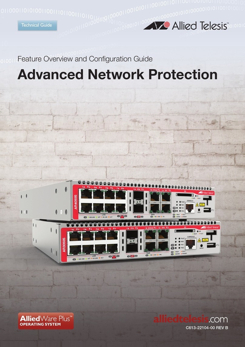 Allied Telesis AR Router Series Technical guide