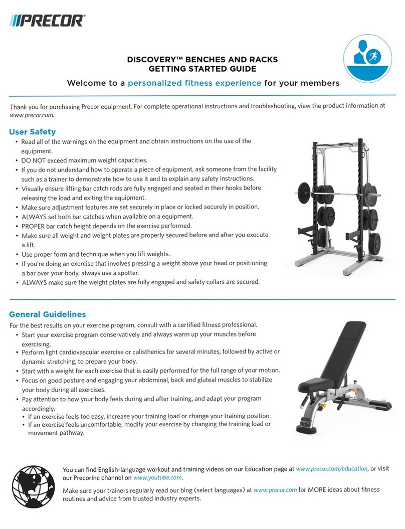 Precor DISCOVERY User manual