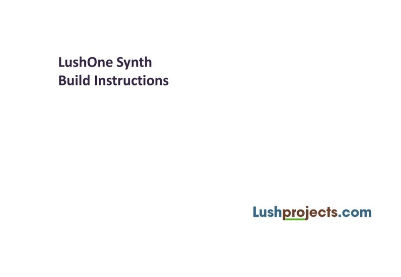 LushOne Synth Build instructions