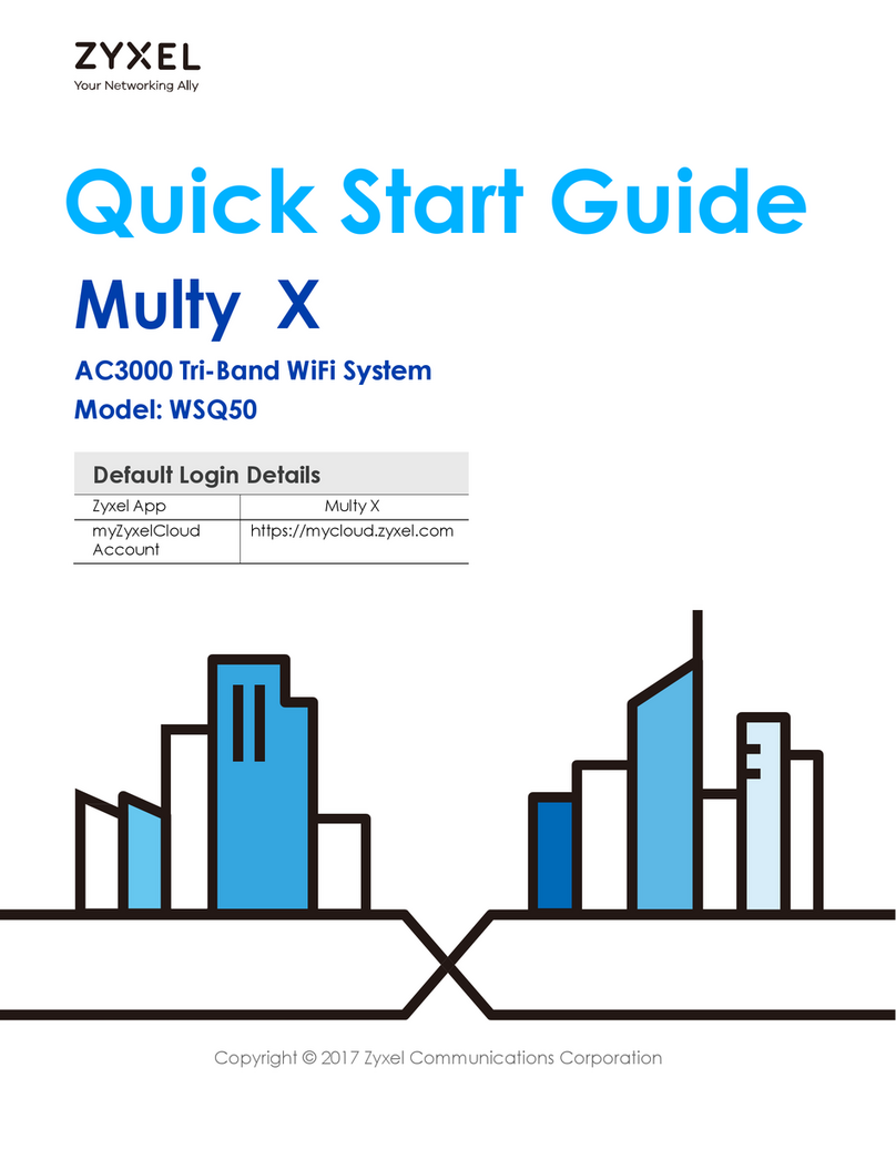 ZyXEL Communications Multy X WSQ50 User manual ZyXEL Communications Multy X WSQ50 User manual