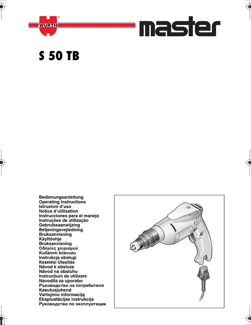 wurth Master S 50 TB User manual