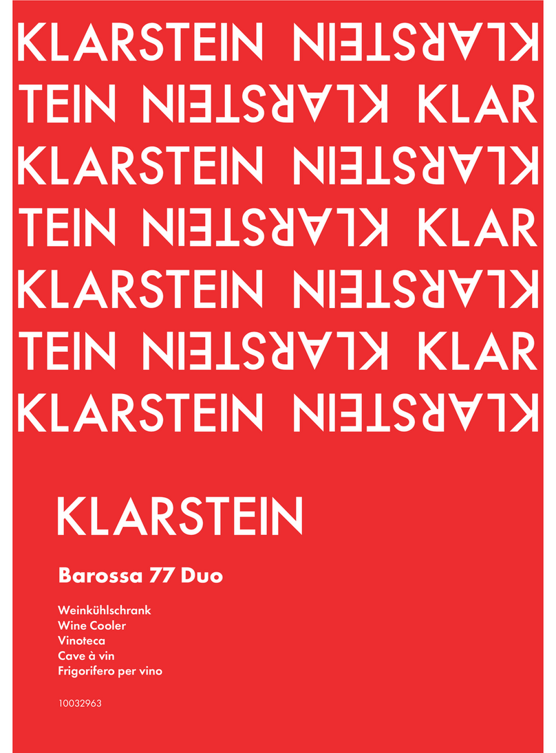 Klarstein Barossa 77 Duo user manual