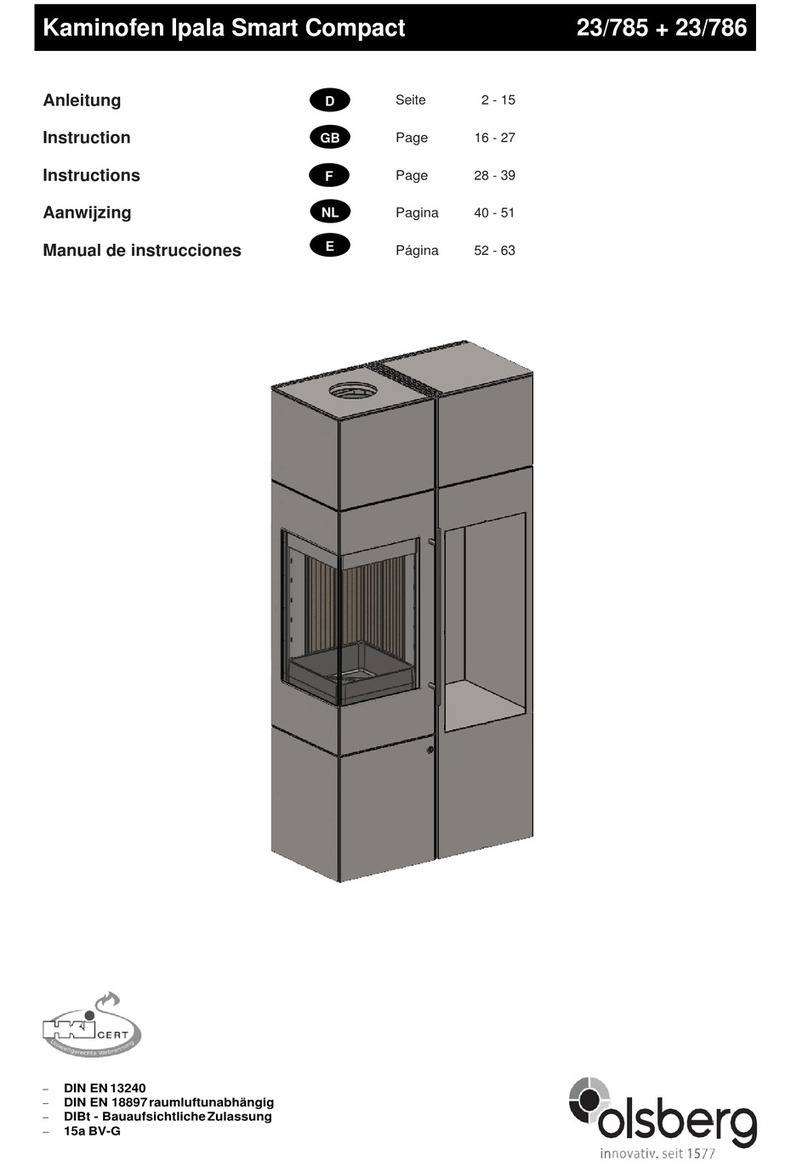 Olsberg Kaminofen Ipala Smart Compact 23/785 User manual
