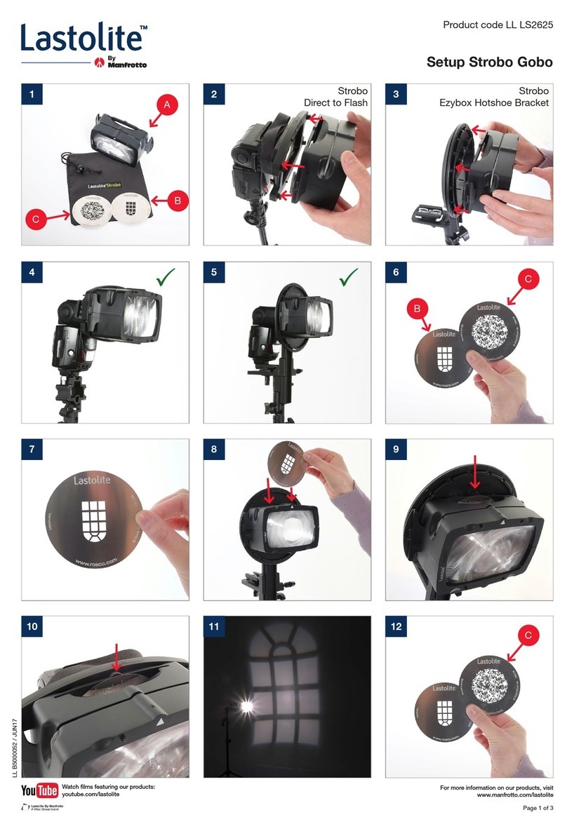 Lastolite Strobo Gobo LL LS2625 Setup