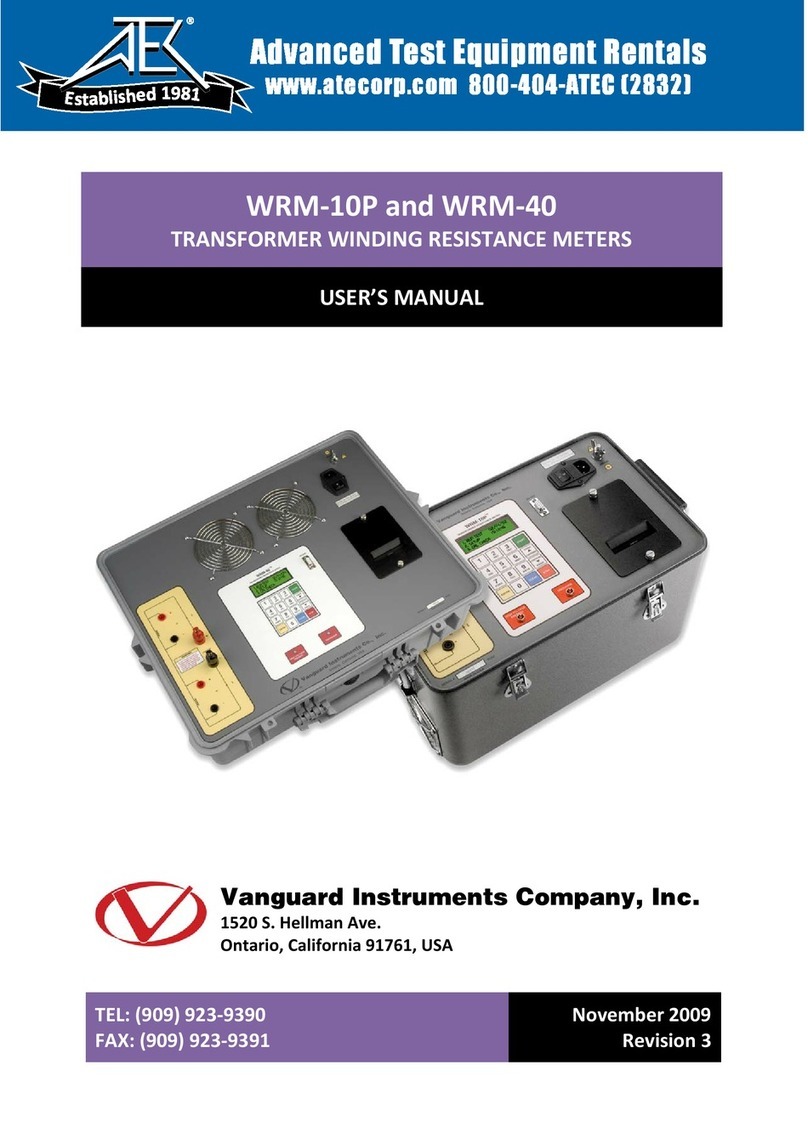Vanguard Instruments Company WRM-10P user manual
