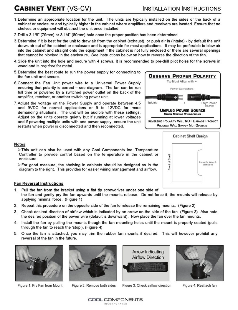 Cool Components VS-CV installation instructions