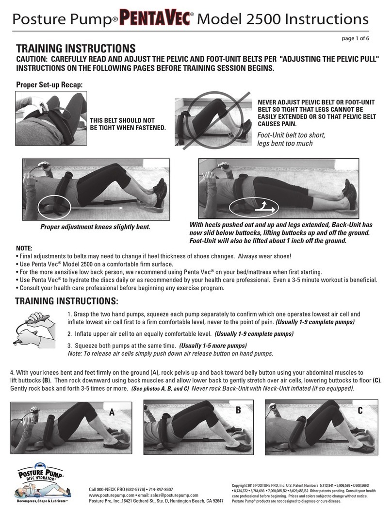 Posture Pump PentaVec 2500 instructions