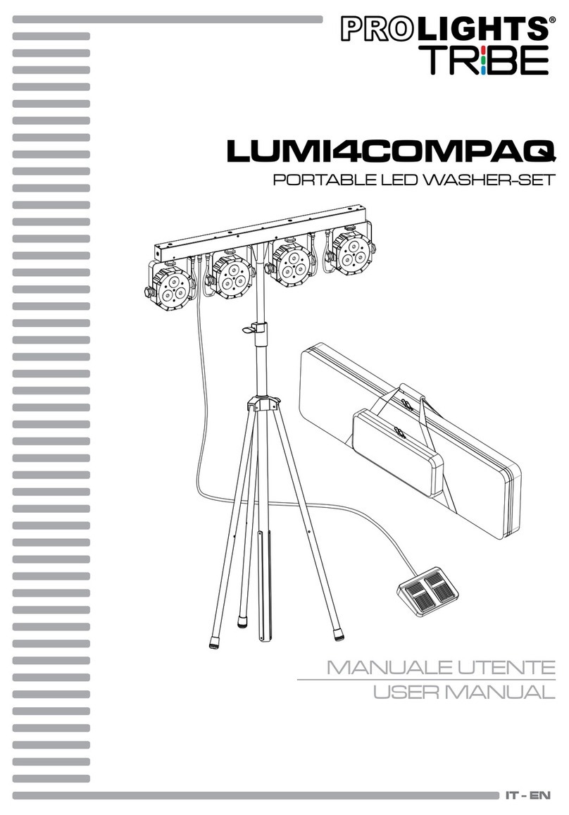 Music & Lights ProLights Tribe LUMI4COMPAQ user manual