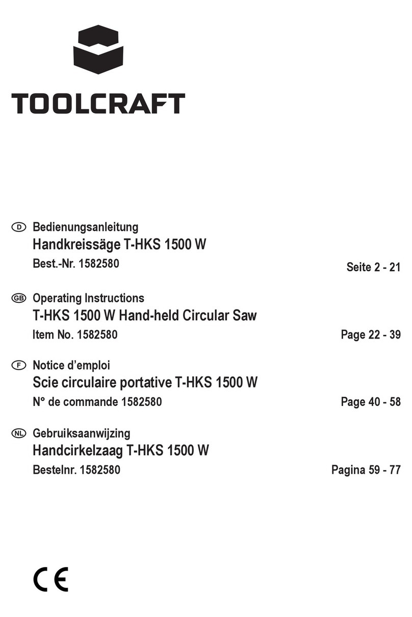TOOLCRAFT T-HKS 1500 User manual