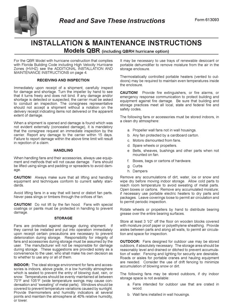 ACME QBR Installation and operating instructions