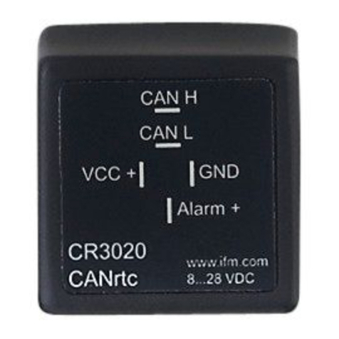 IFM CR3020 Owner's manual