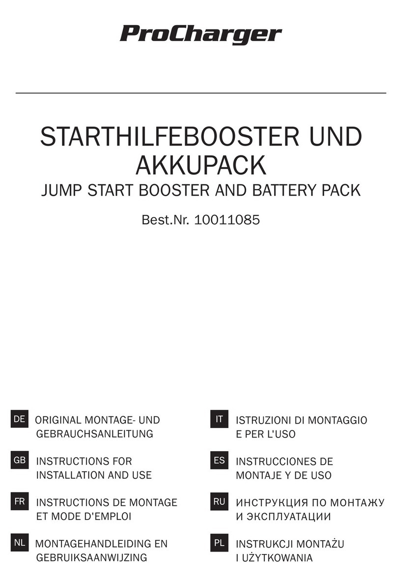 ProCharger CP-10 Instructions for installation and use