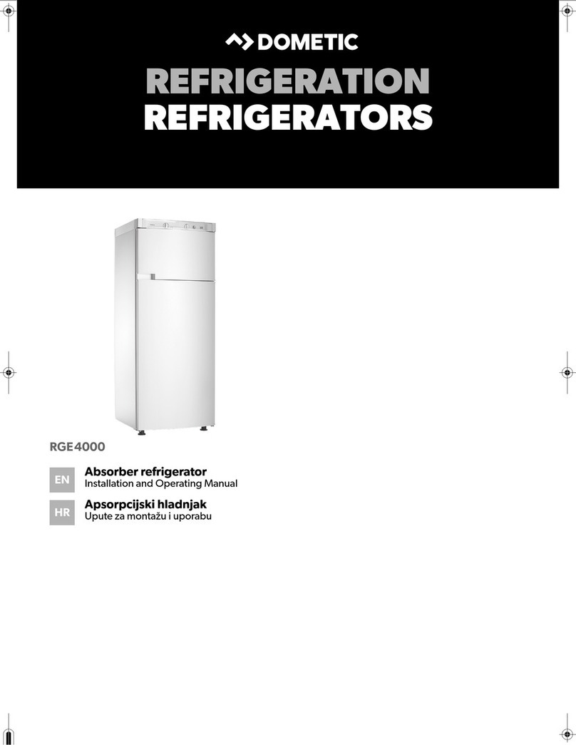 Dometic RGE 4000 User manual