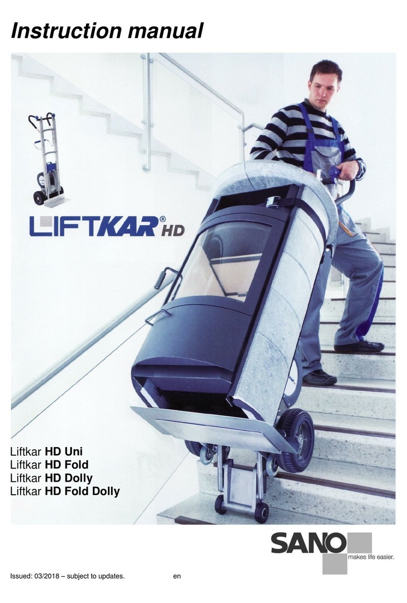 SANO Liftkar HD Uni instruction manual