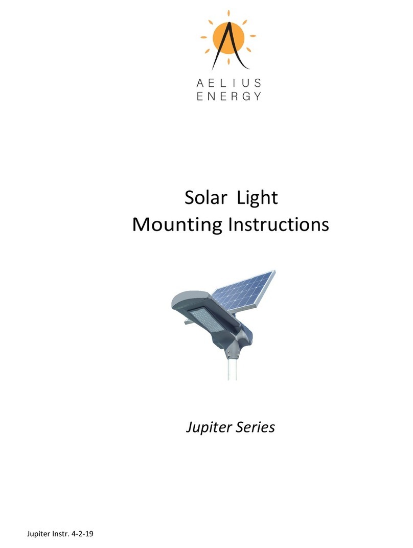 Aelius Energy Jupiter Series Mounting instructions