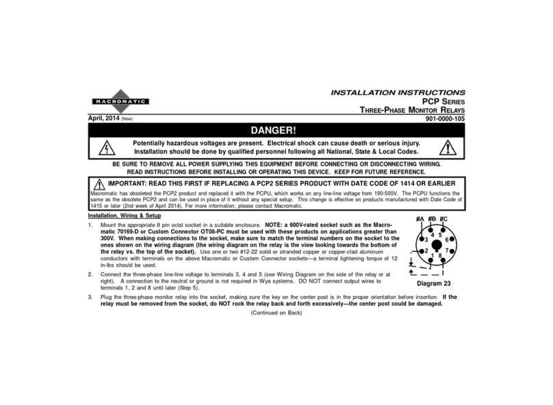 macromatic PCP series User manual macromatic PCP series User manual