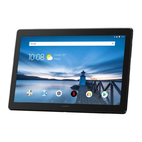 Lenovo Smart Tab P10 Safety, warranty & quick start guide