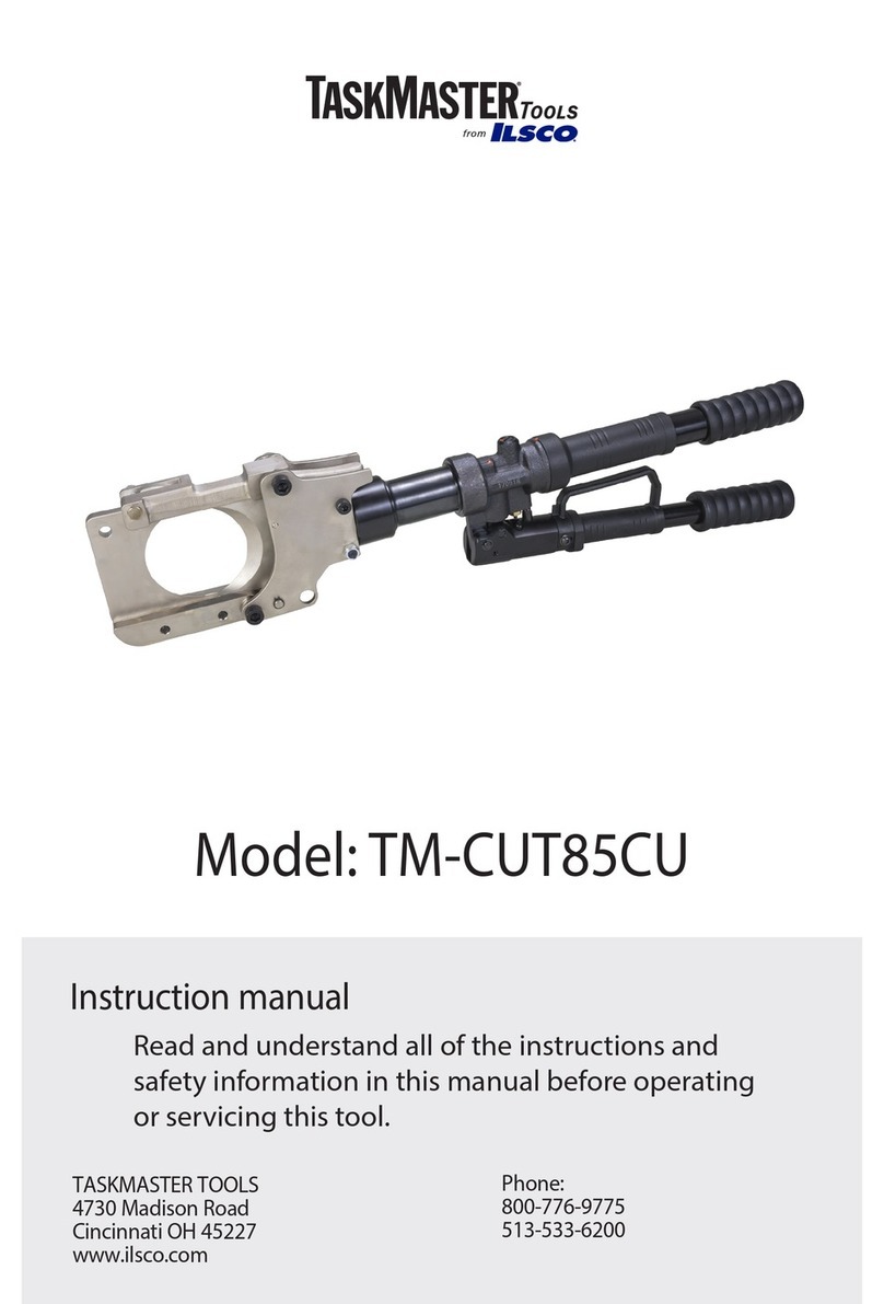 TASKMASTER TOOLS TM-CUT85CU instruction manual