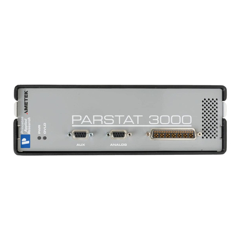 Ametek PARSTAT 3000 User manual Ametek PARSTAT 3000 User manual