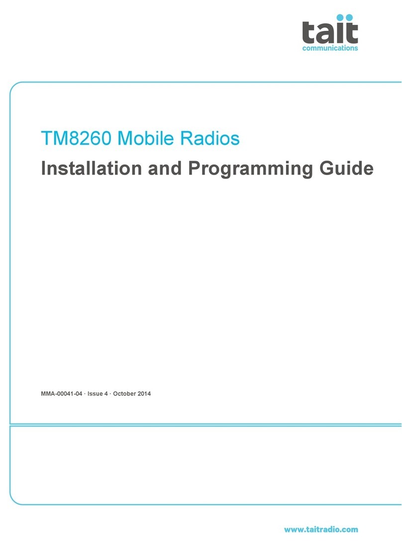 Tait TM8260 Installation guide