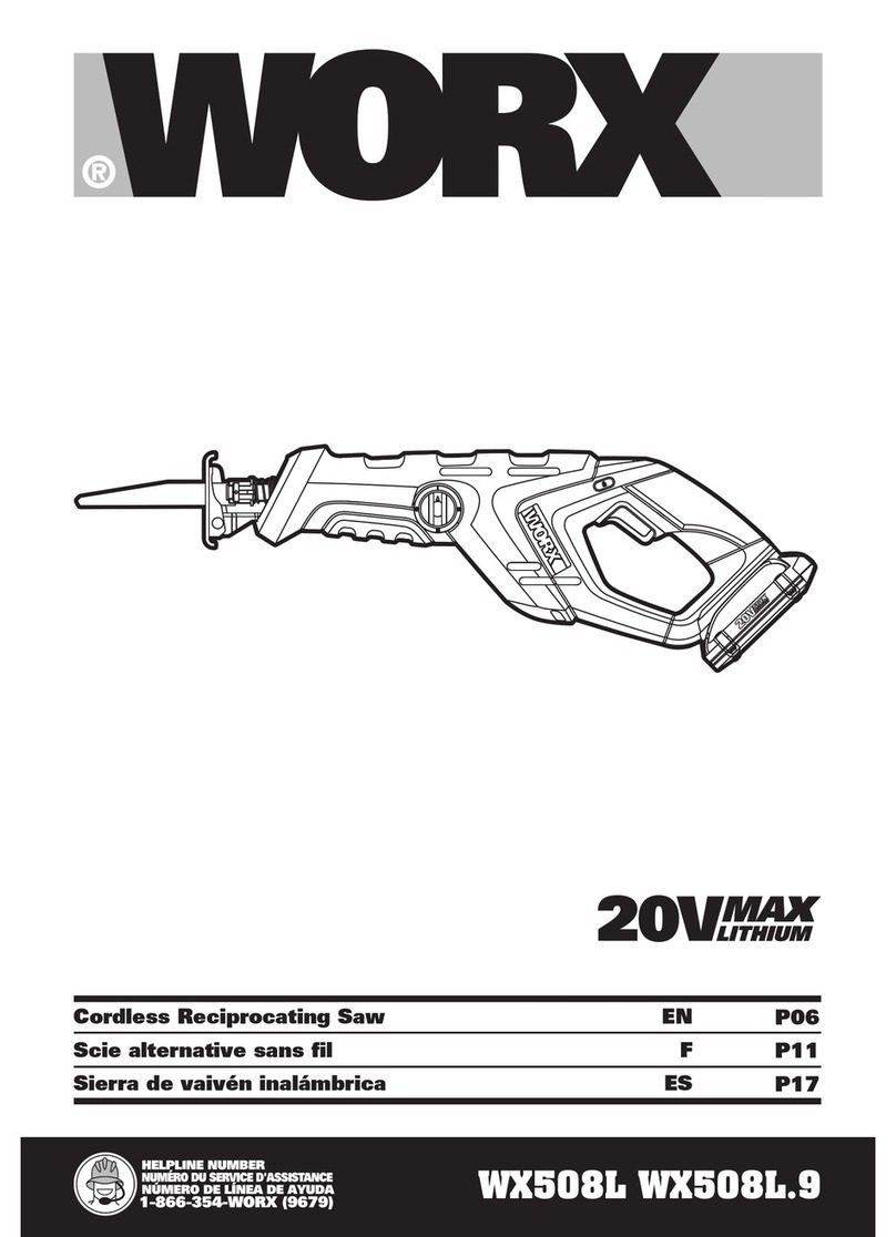 Worx WX508L User manual