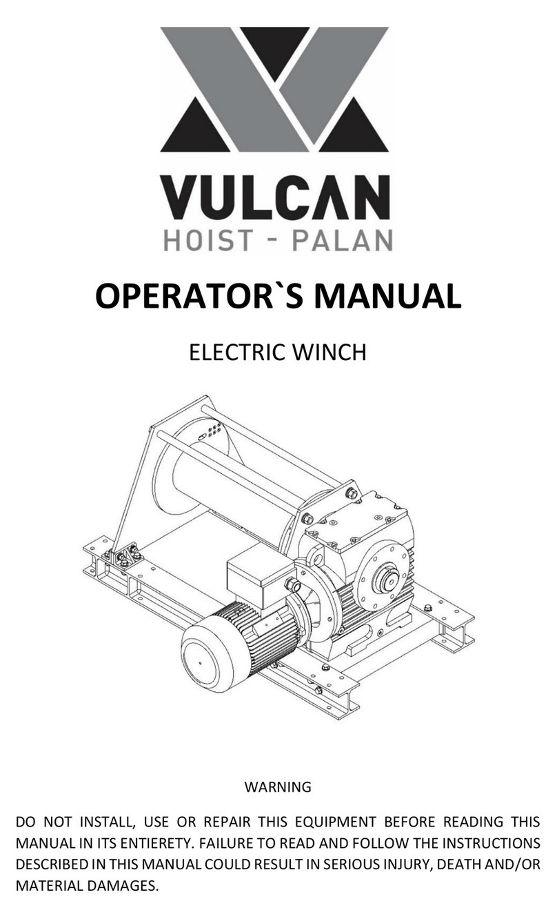 Vulcan-Hart W047 Operator's manual