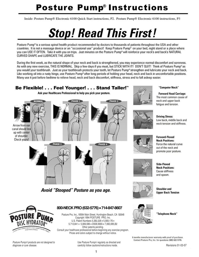 Posture Pump 6100 instructions