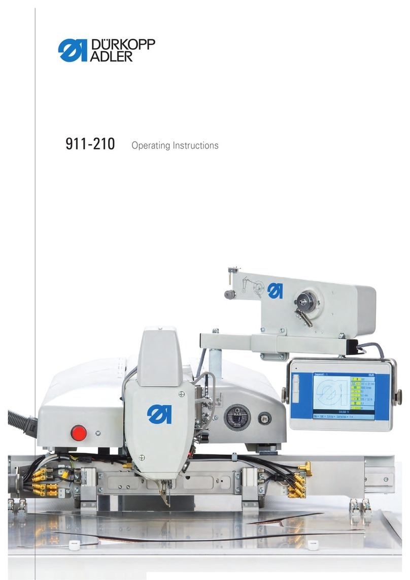DURKOPP ADLER 911-210 User manual