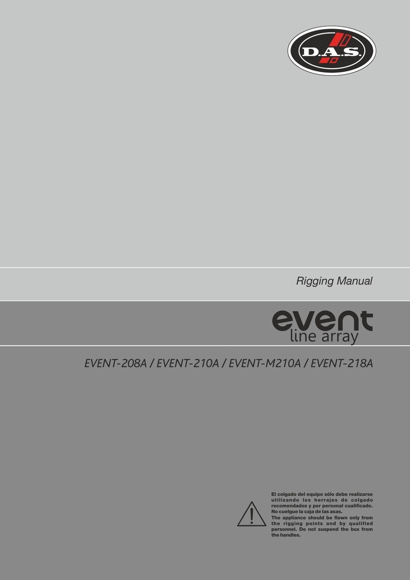 D.A.S. EVENT-208A Rigging manual