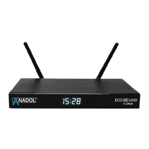 Anadol ECO 4K UHD E2 Linux user manual