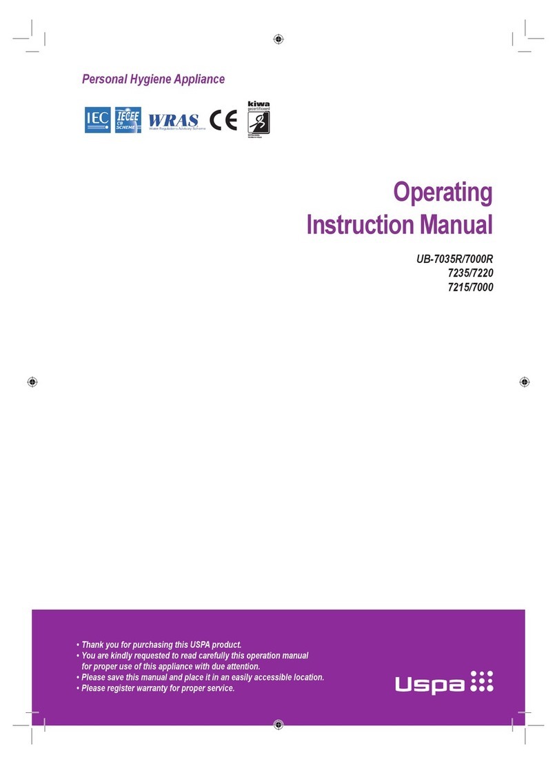 Uspa UB-7035R Operating instructions manual