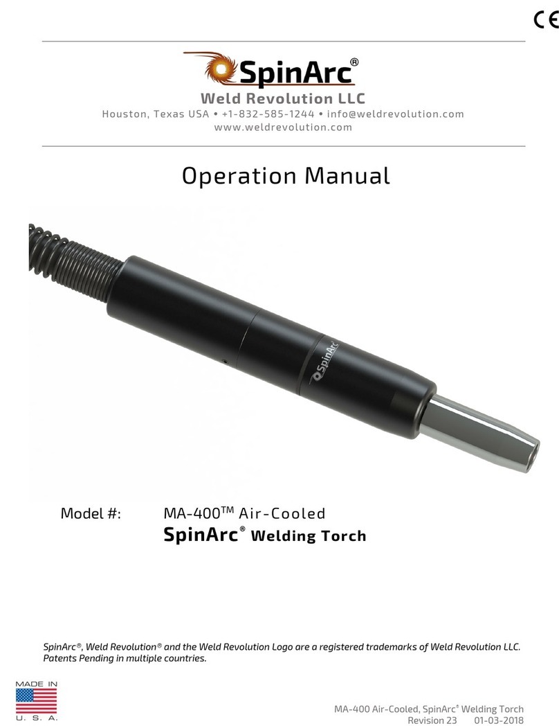 Spinarc MA-400 Operation manual
