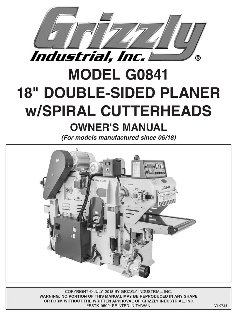 Grizzly G0841 User manual Grizzly G0841 User manual
