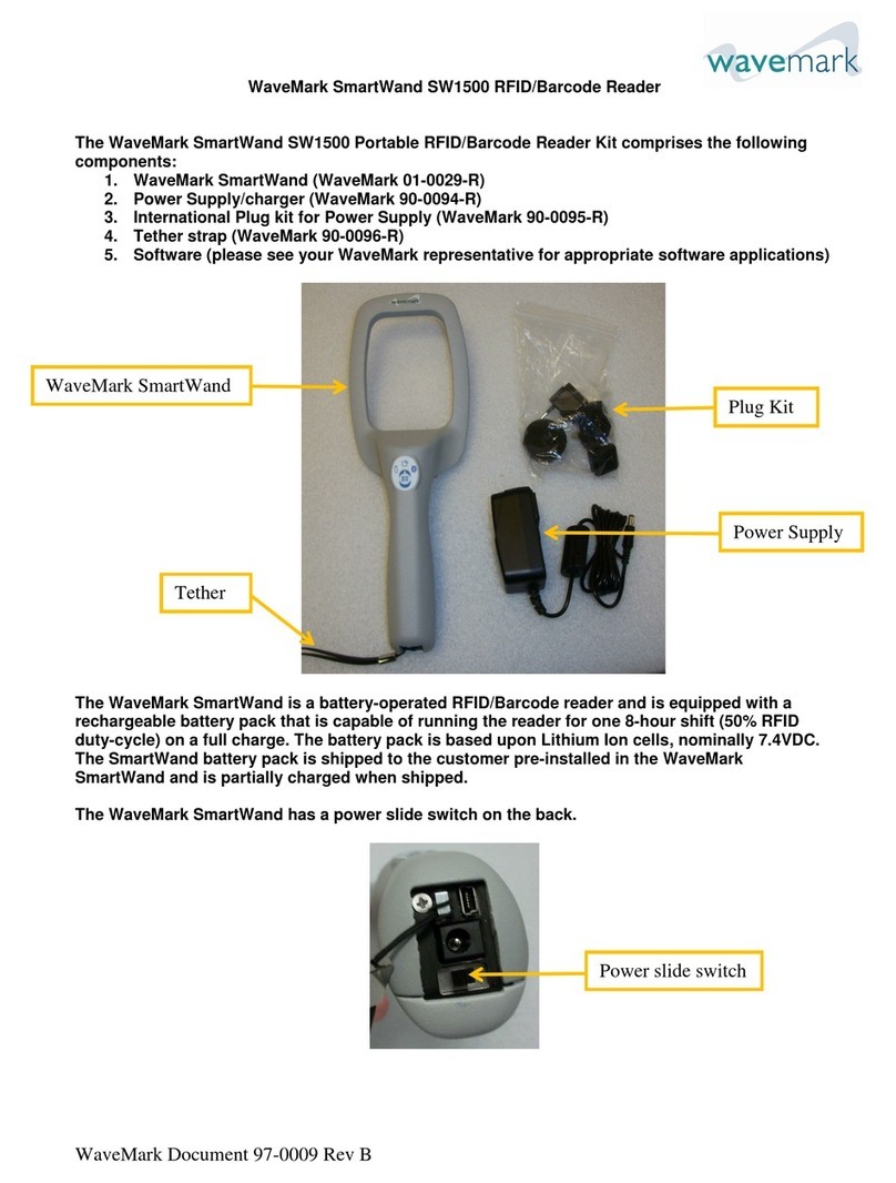 WaveMark SmartWand SW1500 User manual