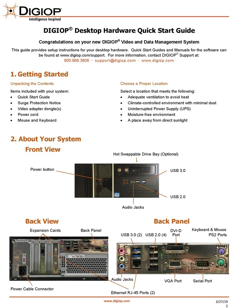 Digiop Desktop Hardware quick start guide