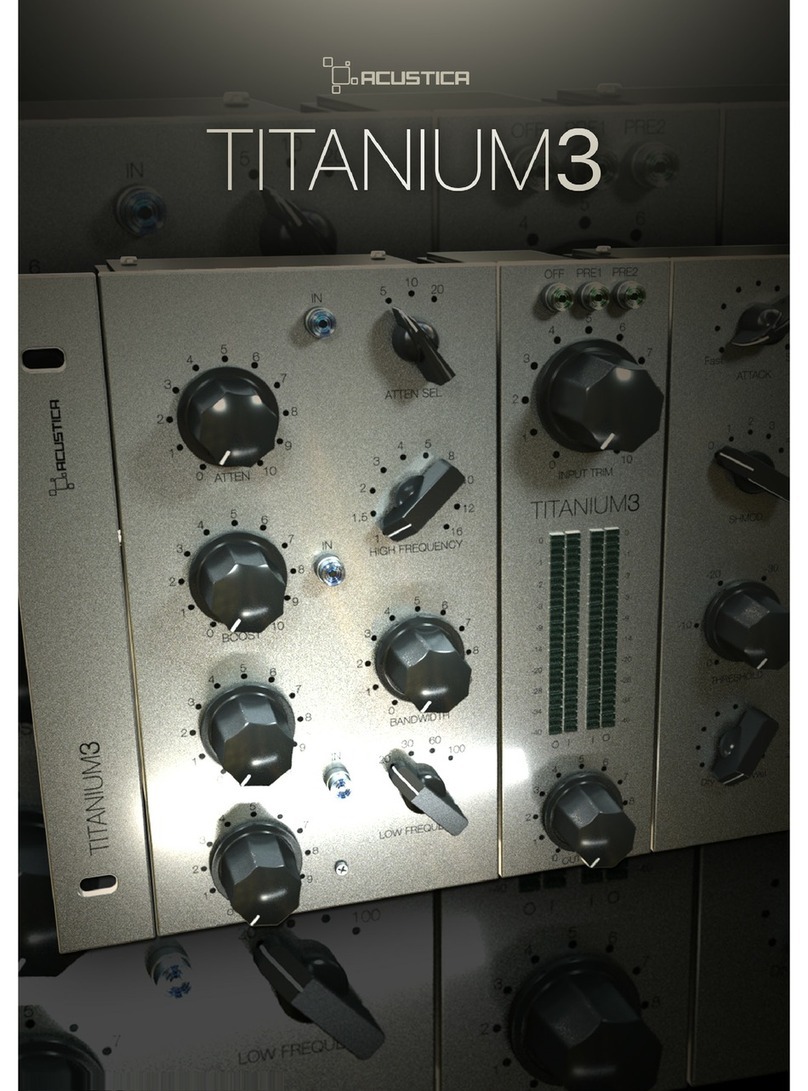 Acustica Titanium3 EQ manual