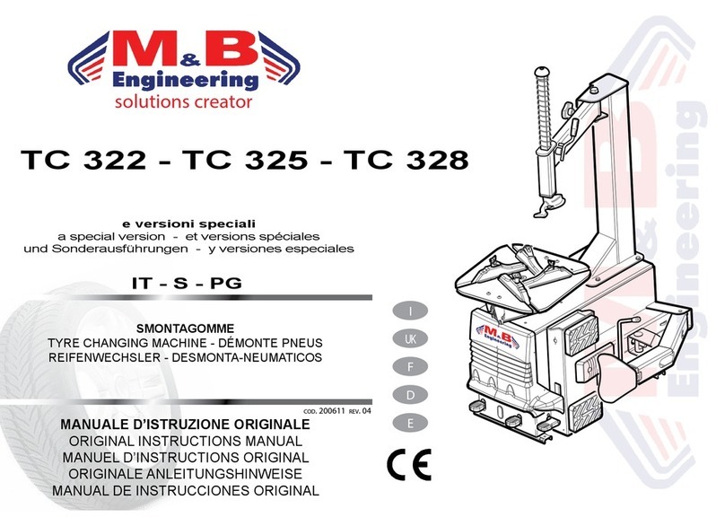 M&B Engineering TC 325 User manual