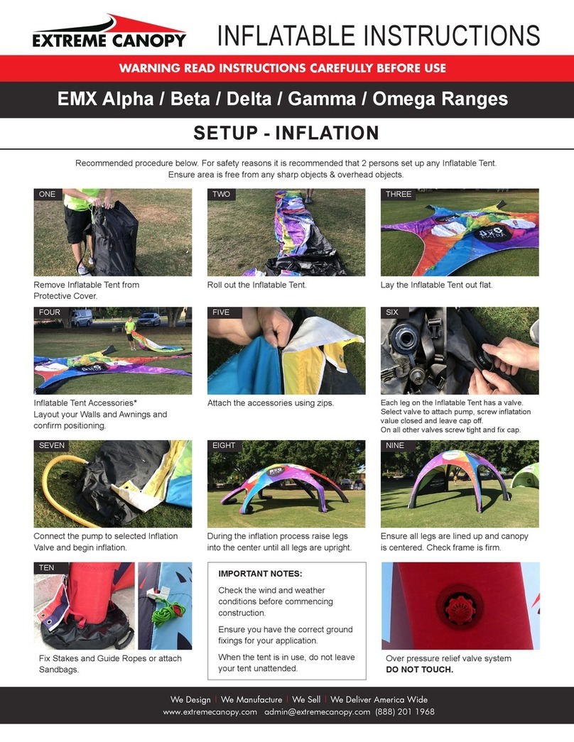 Extreme Canopy EMX Alpha Series User manual